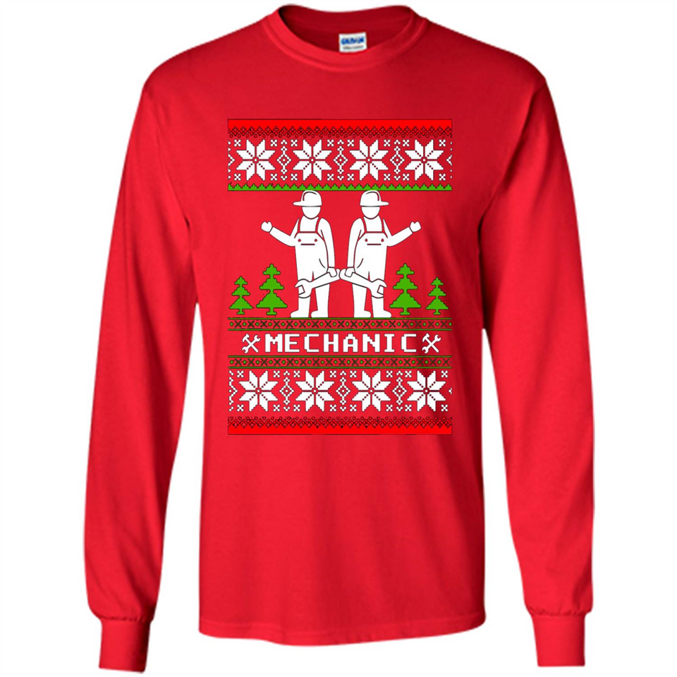 Mechanic Christmas sweater PINGPONG