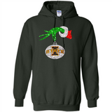 Amazing Iowa State Cyclones Glitter Grinch Monogram Ornament Christmas Gift - Hoodie