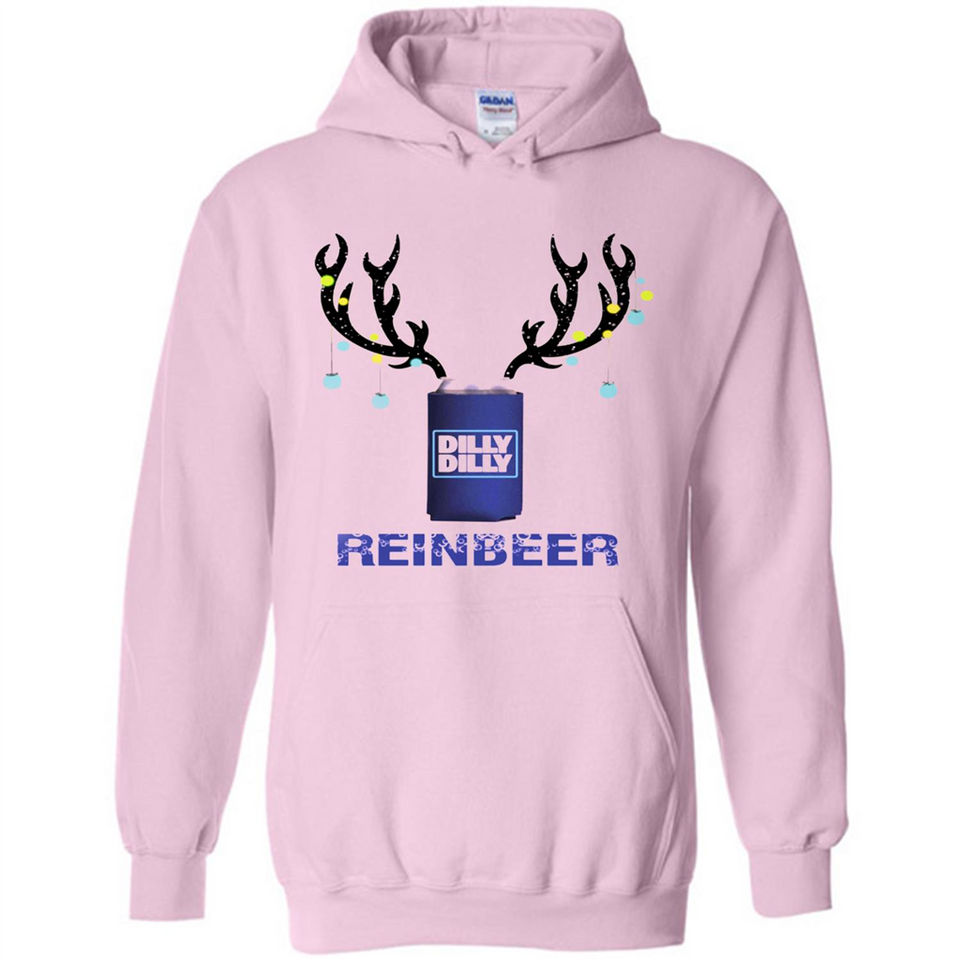 Dilly Dilly Reinbeer Funny Beer Reindeer Christmas Sporty - Hoodie