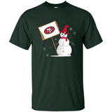 San Francisco 49ers Snowman Funny