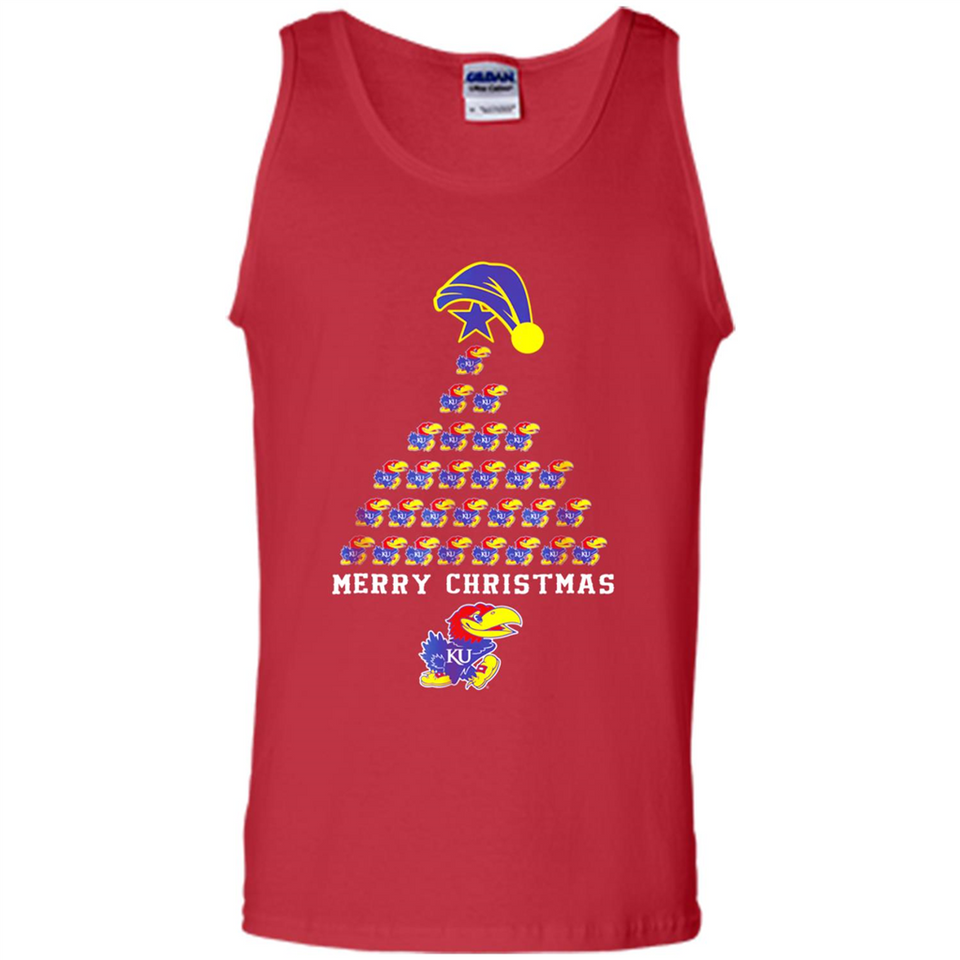 Perfect Kansas Jayhawks Christmas Tree PINGPONG