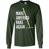 Make America Rake Again California Fires Paradise Youth T-Shirt PINGPONG - Long Sleeve T-Shirt