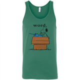 Snoopy Word - Canvas Unisex Tank
