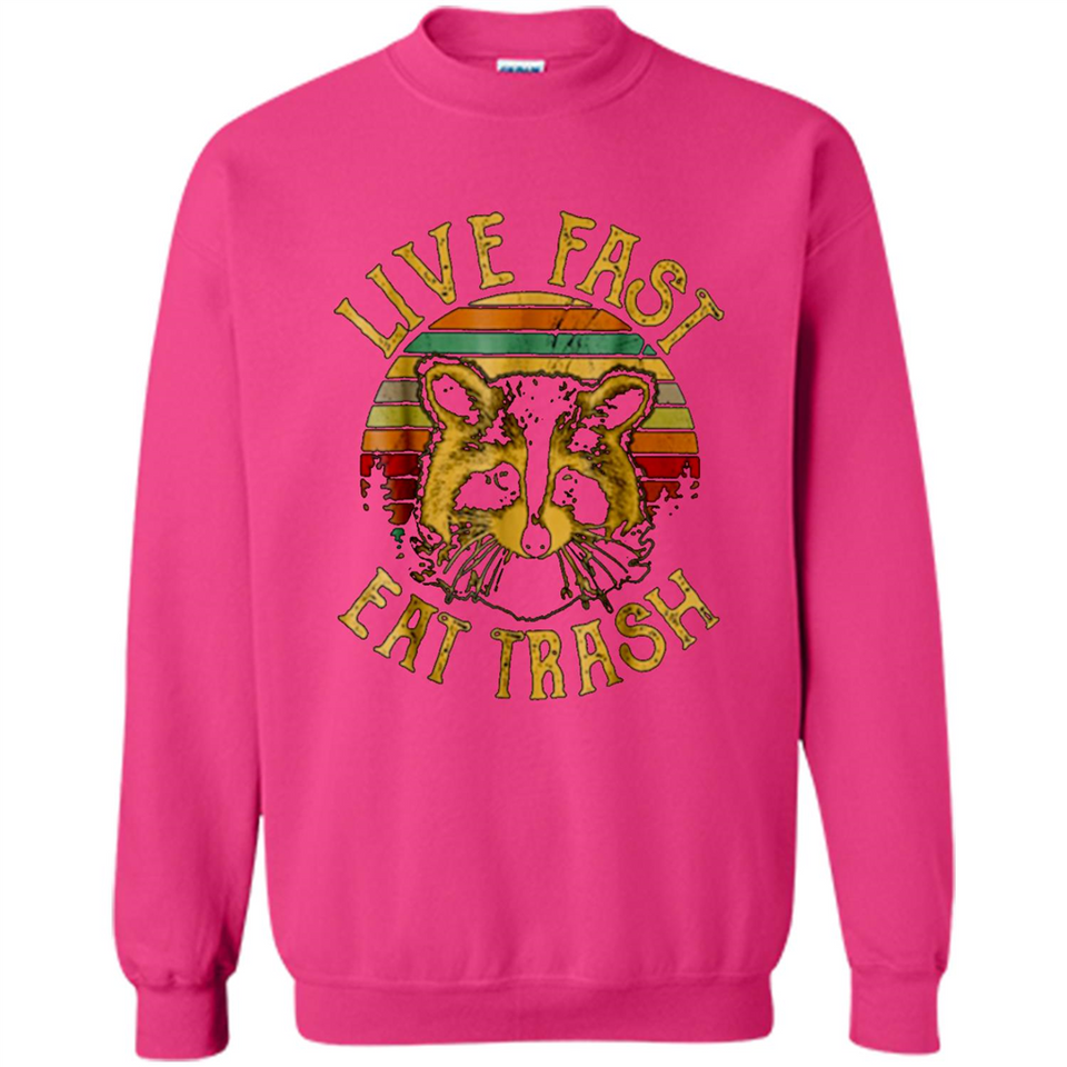Live fast eat trash bear vintage camping PINGPONG