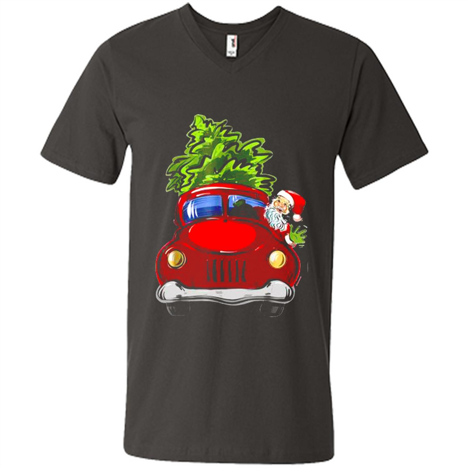 Vintage Santa red Truck Christmas Tree PINGPONG