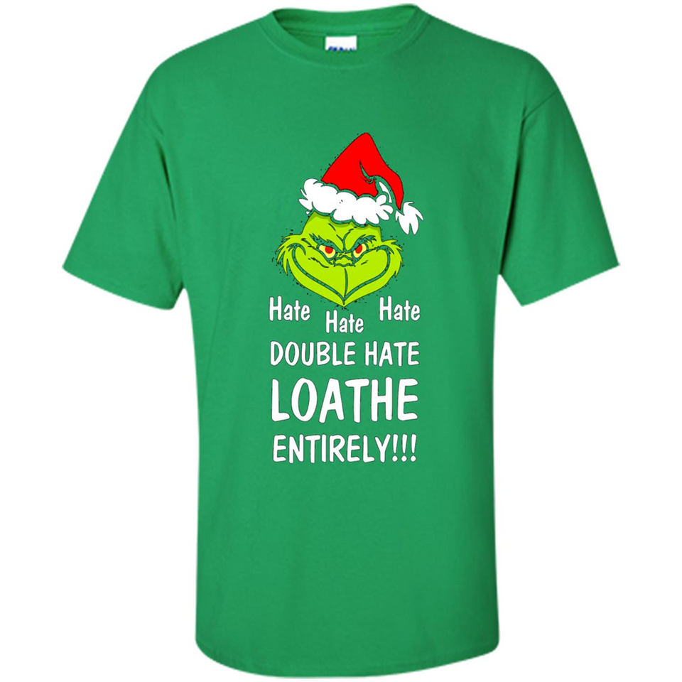 Mr Grinch hate hate hate double hate loathe entirely sweater PINGPONG