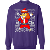 Dabbing Poodle Santa Christmas Holiday Sweatshirt - Sweatshirt