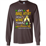 Let’s Bake Stuff Drink And Watch Hallmark Christmas Movies Sweatshirt PINGPONG