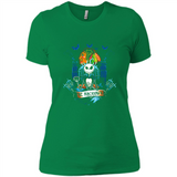 Chicago Blackhawks Halloween The Nightmare Before Christmas - Ladies' Boyfriend T-Shirt