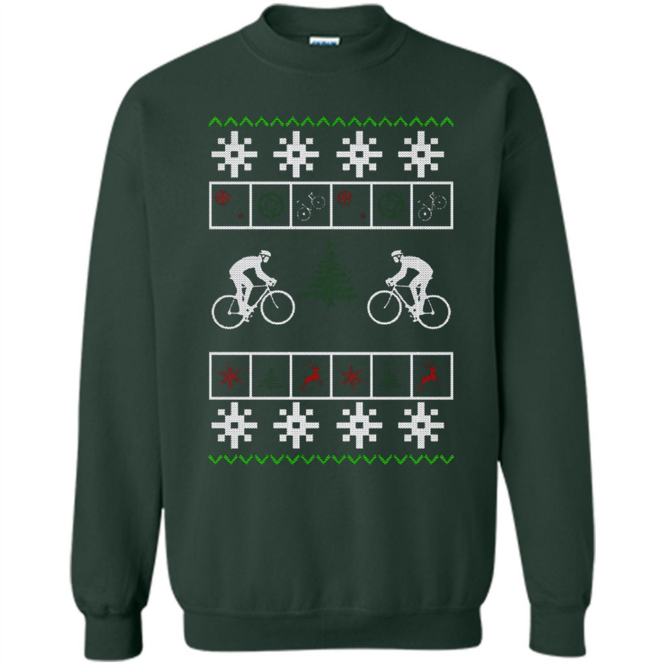 Christmas Ugly Sweater Cycling - Best Ugly Christmas Sweater - Sweatshirt