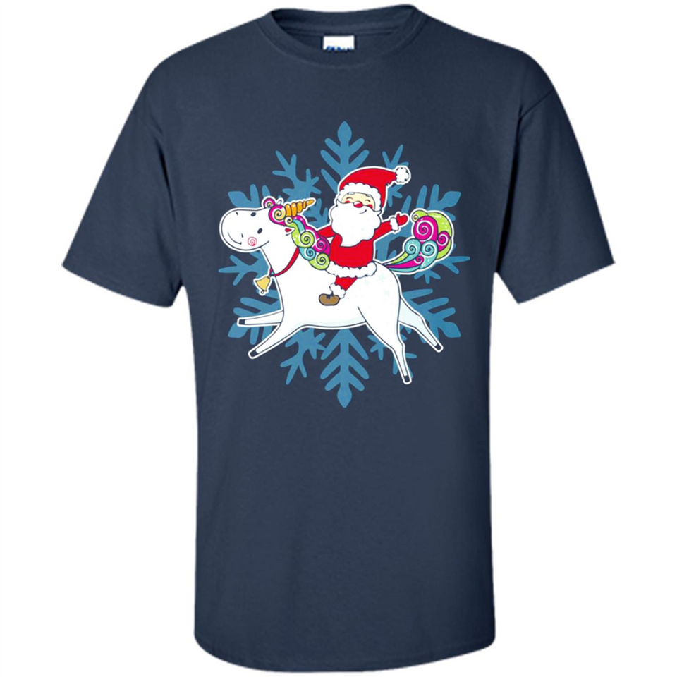 Unicorn And Santa Christmas 1 - Shirt