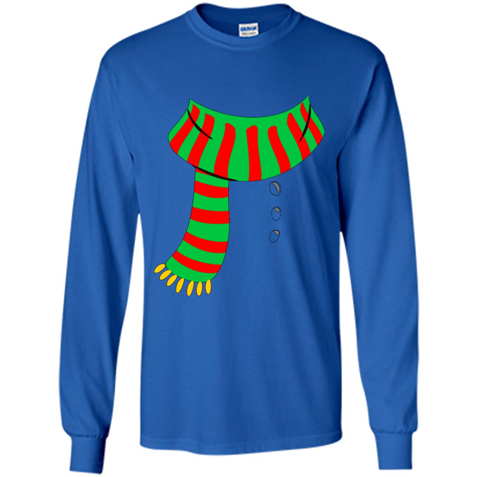 Snowman Scarf Costume T-shirt Christmas