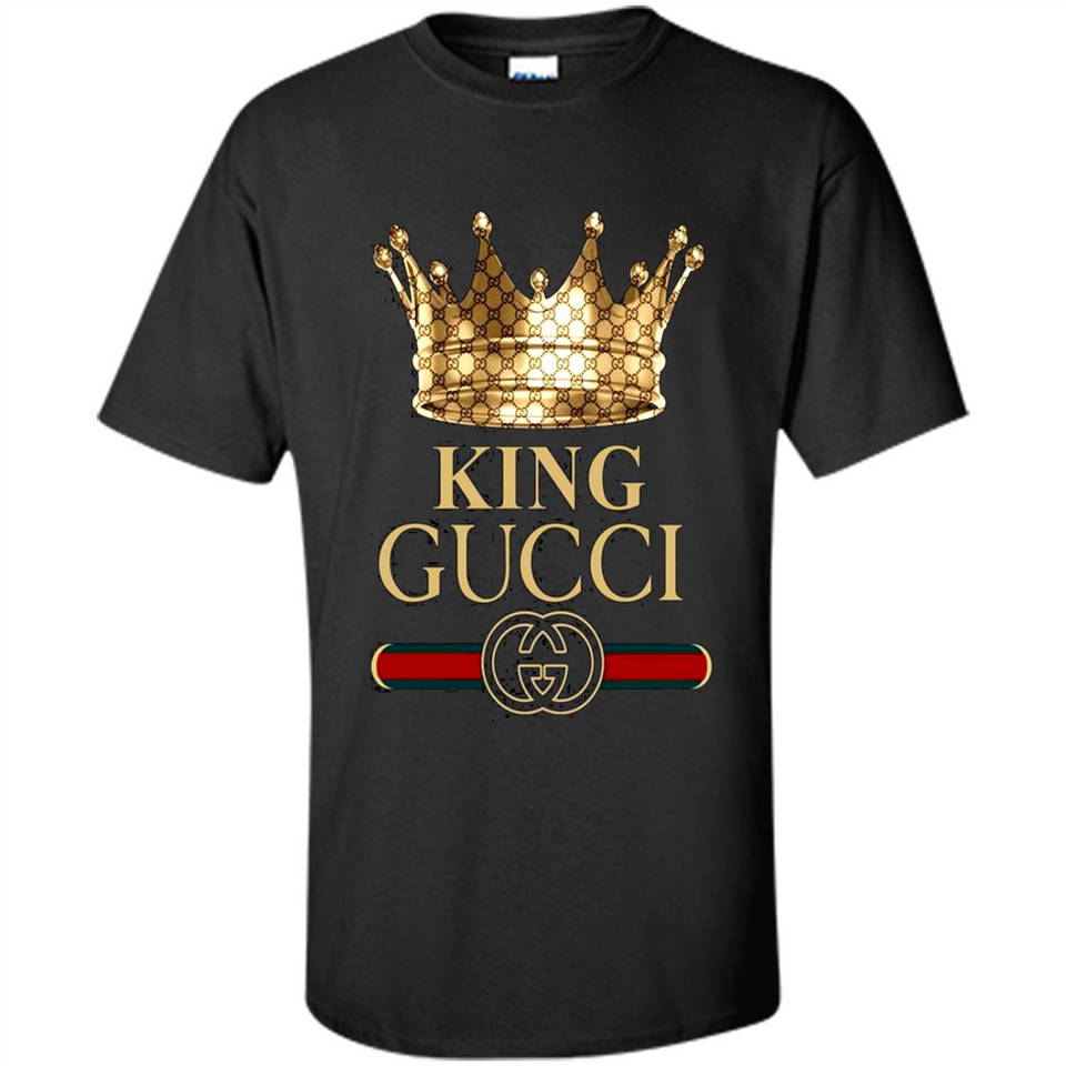 Cover your body with amazing King Crown Gucci Logo Black PING PONG