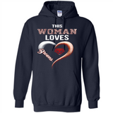 This Woman love Browns NFL football team - Hoodie