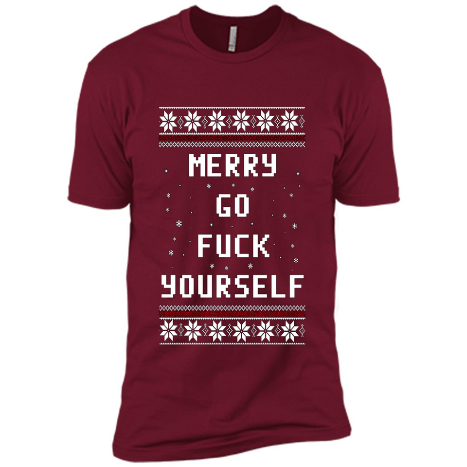 Merry go fuck yourself Christmas sweatshirt PINGPONG