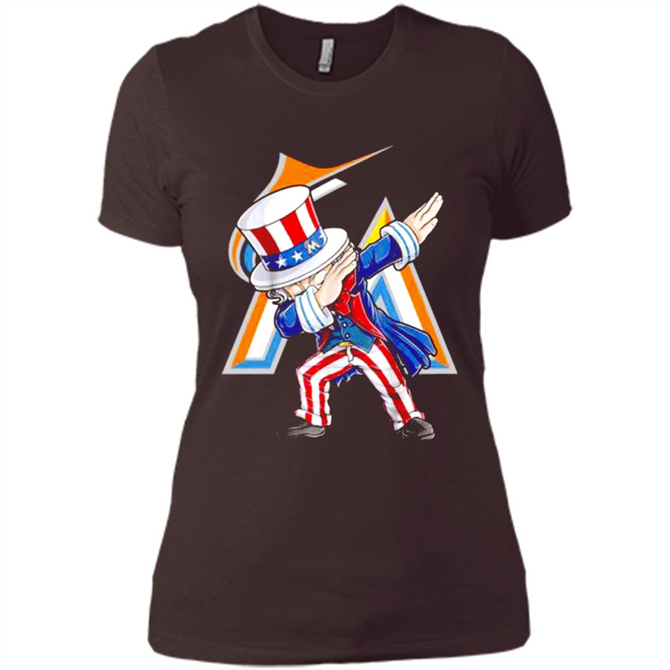 MLB MIAMI MARLINS UNCLE SAM DABBING INDEPENDENCE DAY