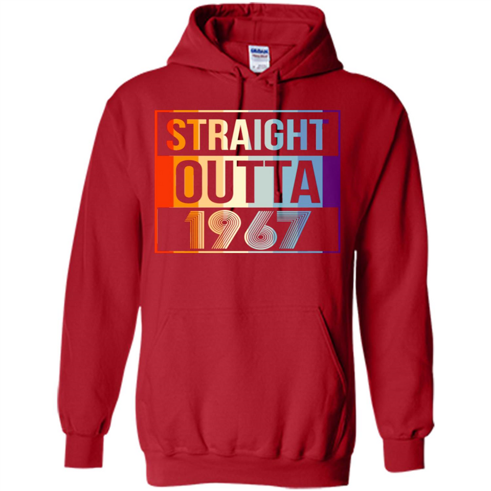 Retro Straight Outta 1967 51 Years Old - Hoodie