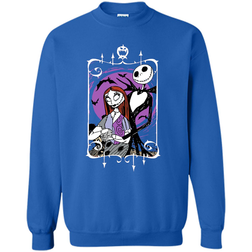 Disney Nightmare Before Christmas Jack And Sally T-Shirt - Sweatshirt