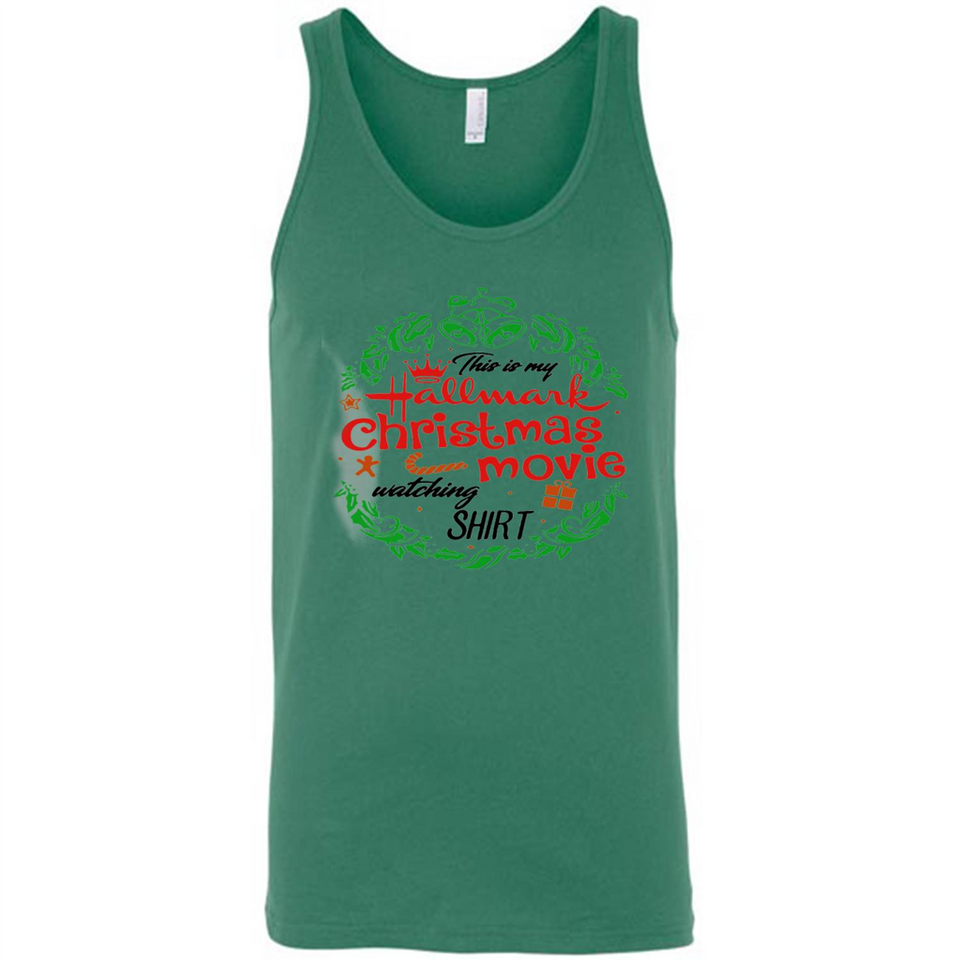 This is My Hallmark-Christmas Movies Watching Sporty T-Shirt - Canvas Unisex Tank
