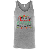 This My Movies Hallmark-Christmas Loves Is T-Shirt - Canvas Unisex Tank