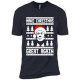 Fabulous Make Christmas Great Again Trump Ugly Christmas - Premium Short Sleeve T-Shirt
