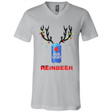 Bud light reinbeer Christmas - Canvas Unisex V-Neck