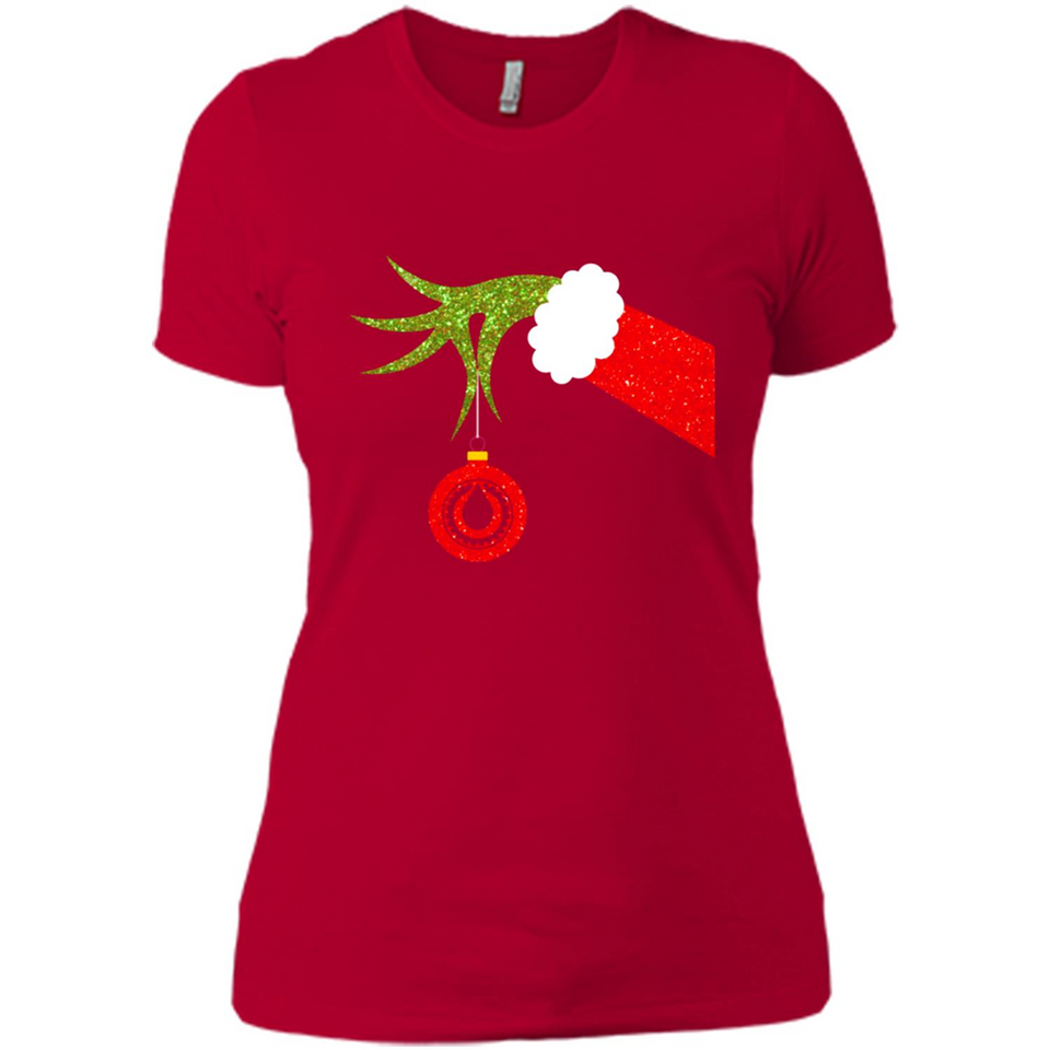 Funny Grinch Hand Holding Oiler Ornament Christmas PING PONG