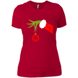 Funny Grinch Hand Holding Oiler Ornament Christmas PING PONG