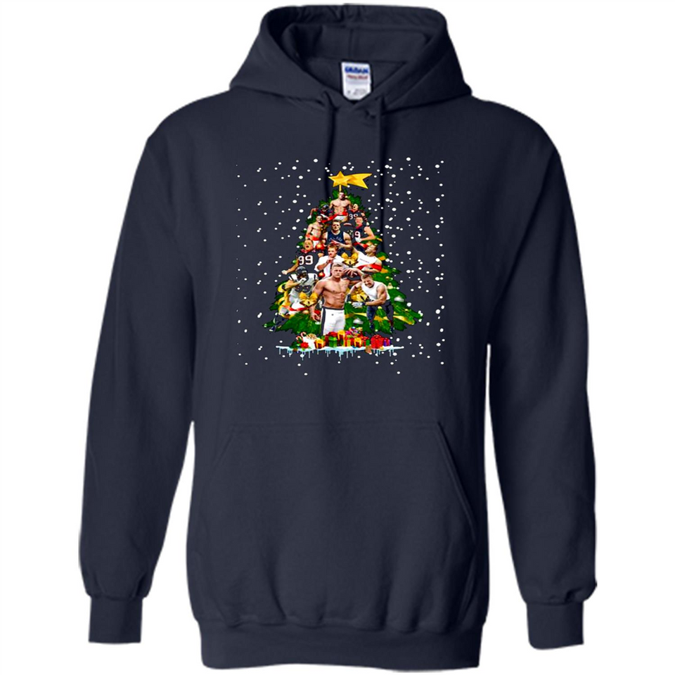 J.J. Watt Christmas Tree ugly sweater PINGPONG