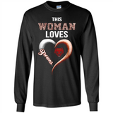 This Woman love Browns NFL football team - Long Sleeve T-Shirt