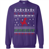Dinosaur and Santa Ugly Christmas Sweater - Sweatshirt