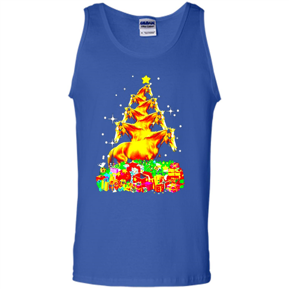 Horse Lover Tees Merry Christmas - Tank Top