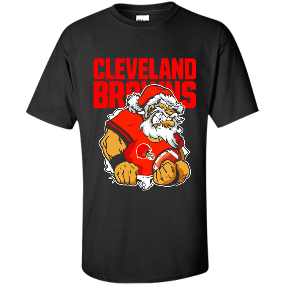 Grumpy Santa Claus Cleveland Browns Football Team PINGPONG