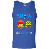 Snow Day Shirt For Edmonton Oilers Vs Minion Fans pingpong