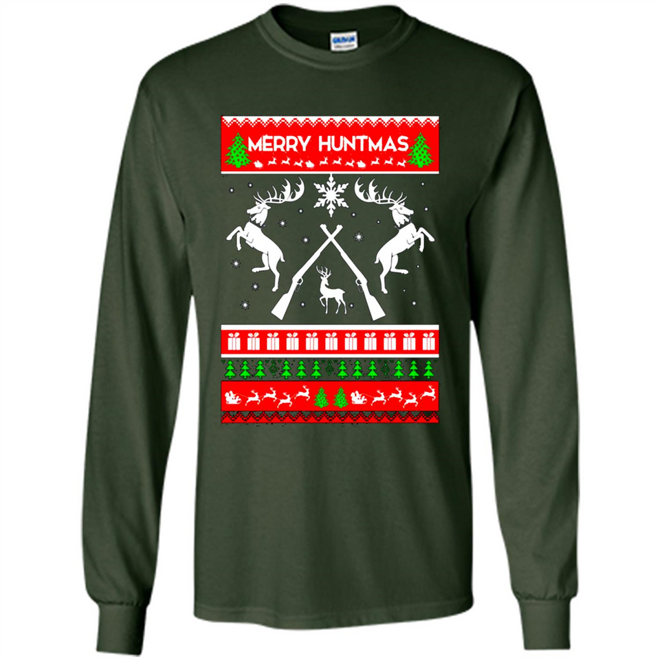 Merry Huntmas Ugly Christmas sweater PINGPONG