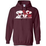 Snoopy loves NBA Chicago Bulls - Hoodie