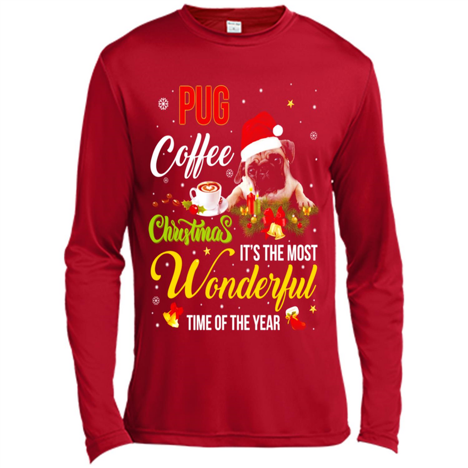 Pug Coffee Wonderful Christmas