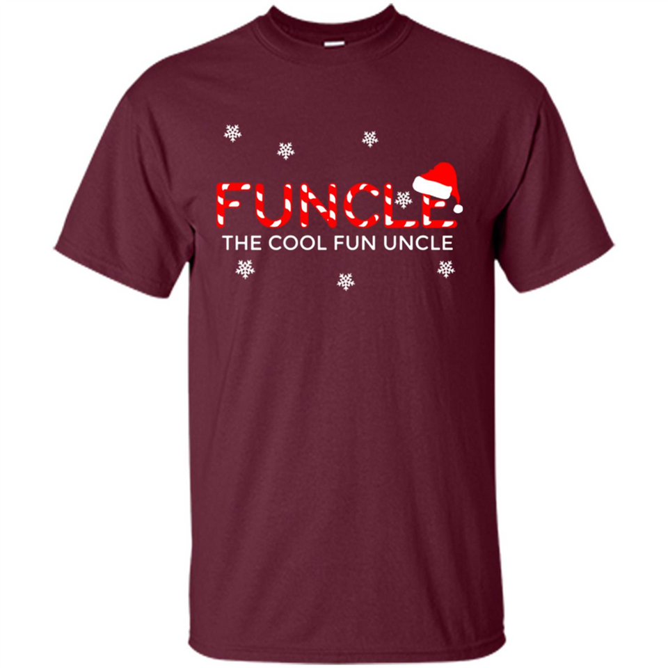 Mens Christmas Funcle The Cool Fun Uncle Definition Xmas - Shirt