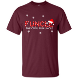 Mens Christmas Funcle The Cool Fun Uncle Definition Xmas - Shirt