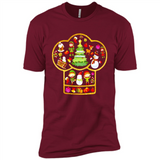 Chef Hat Christmas Ornament - Premium Short Sleeve T-Shirt