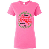 This is My Hallmark-Christmas Movies Watching Sporty T-Shirt - Ladies Short-Sleeve