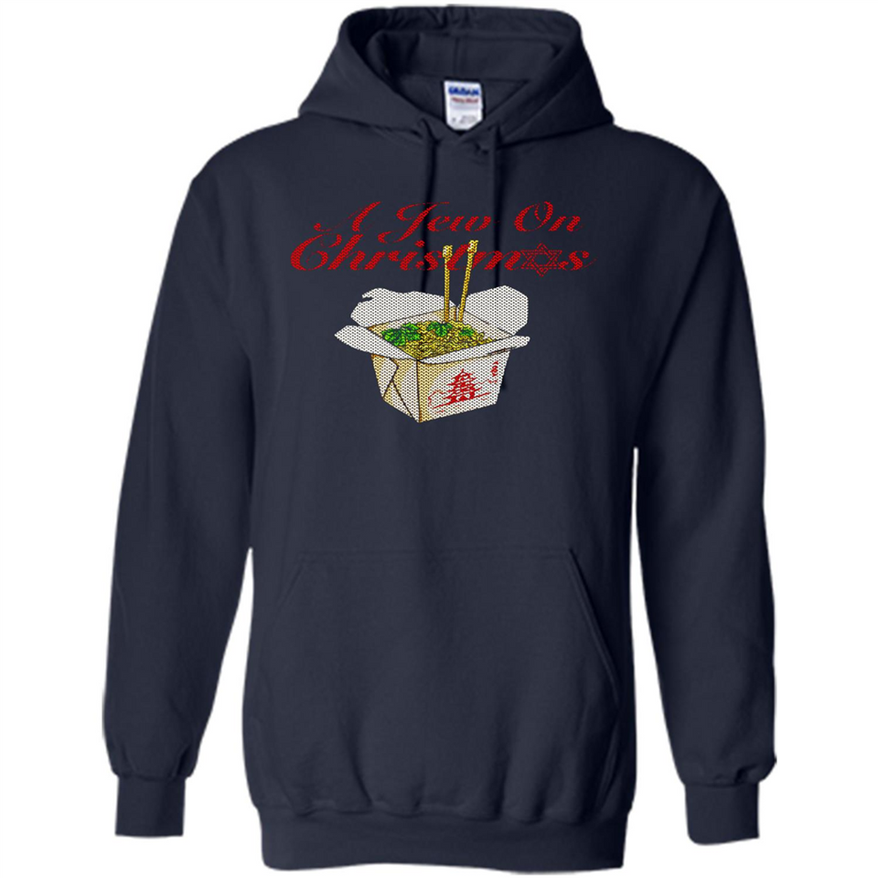 Christmas Ugly Sweater A Jew On Christmas - Hoodie