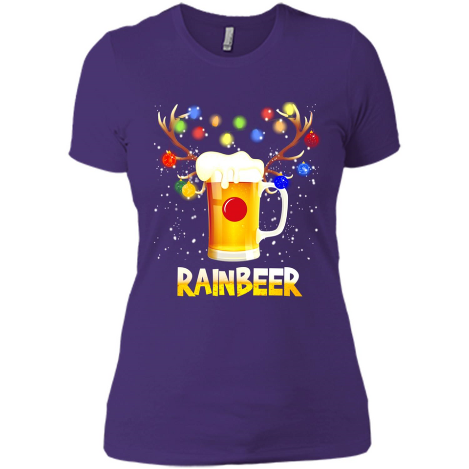 Rainbeer Christmas Reindeer Beer Drinking