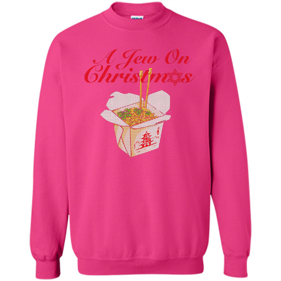 Christmas Ugly Sweater A Jew On Christmas - Sweatshirt