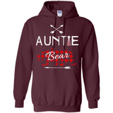 Aunt Shirt Buffalo Plaid Family Camp Bear Tee - Hoodie