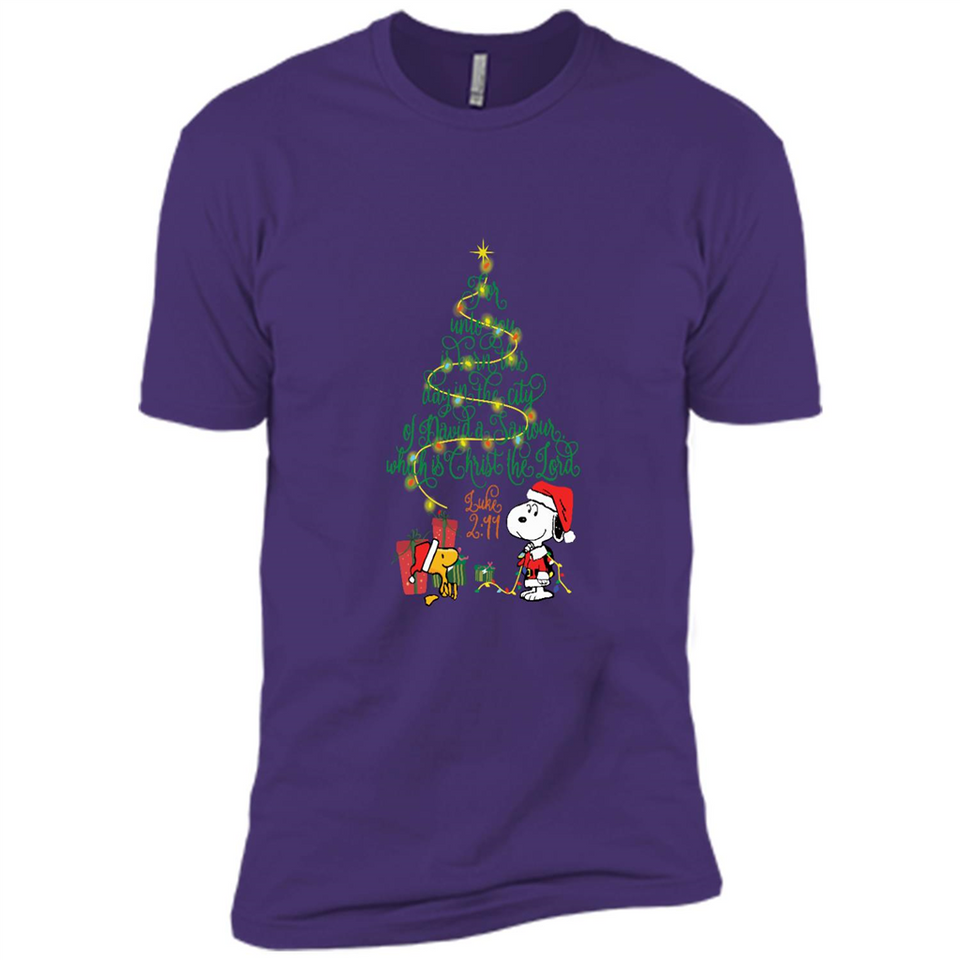 Snoopy-Woodstock-Christmas-tree-for-unto-you-is-born-this-day