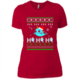 Narwhal christmas sweatshirt hoodie long PINGPONG - Ladies' Boyfriend T-Shirt