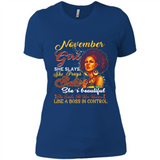 November Girl She Slays She Prays Beautiful Birthday PINGPONG