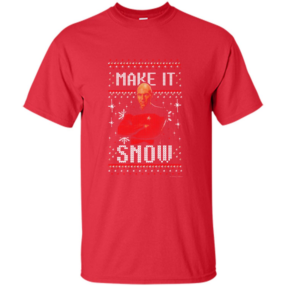 Make It Snow Jean-Luc Picard Star Trek PINGPONG