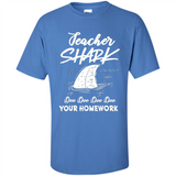 Teacher Shark Doo Doo Doo Your Homework Shirt Ladies' Boyfriend